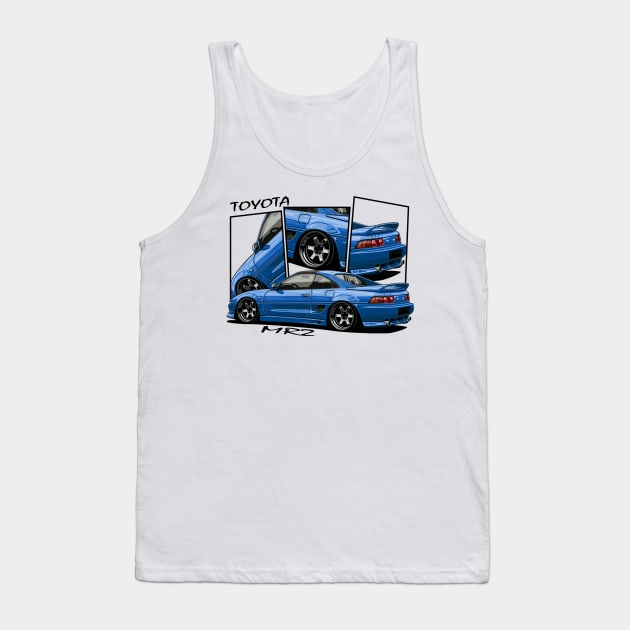 Toyota MR2, JDM Car Tank Top by T-JD